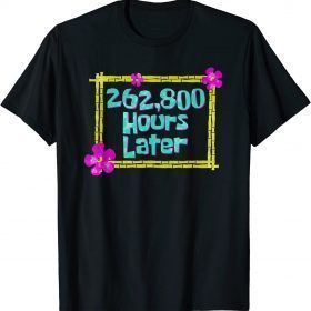 Funny 262,800 Hours Later 30 year old birthday party T-Shirt