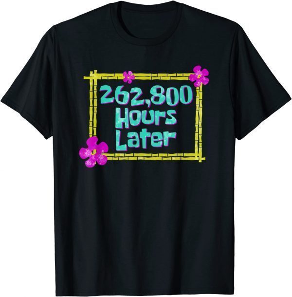 Funny 262,800 Hours Later 30 year old birthday party T-Shirt