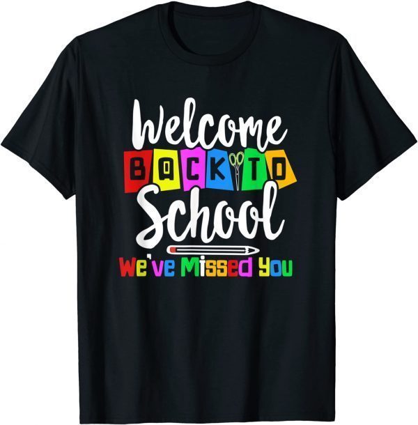 Welcome Back to school, first day of school student teacher Shirt T-Shirt