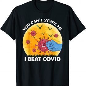 2021 Don't Scare Me I Beat COVID Survivor Doctor Nurse Halloween T-Shirt