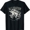 Alligator snapping turtle, vintage design for reptile lovers Unisex T-Shirt