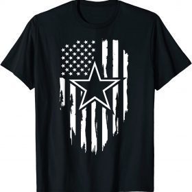 Official Dallas Jersey Football Shirt CowBoys Flag Usa for men T-Shirt