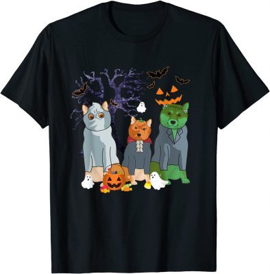 Halloween Shiba Inu Dog Witch Shiba Inu Dog Lovers T-Shirt