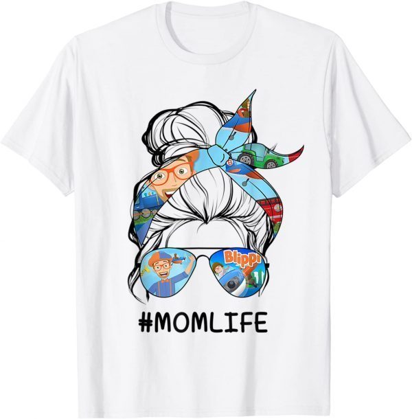 Vintage Blippis Mom Funny Life For Men Woman Kids T-Shirt