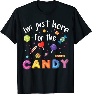 Halloween Candy Corn Costume Men Women Lollipop Kids Boys Unisex T-Shirt