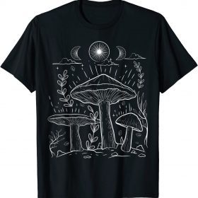 Goblincore Aesthetic Dark Academia Cottagecore Mushroom T-Shirt