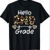 Hello 2nd Second Grade Back First Day Of School Girl Teacher T-Shirt