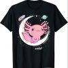 Classic Space Axolotl Kawaii Shirt Pastel Goth Japan Anime Comic T-Shirt