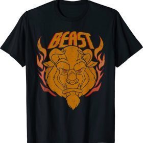 Disney Beauty and the Beast Flames Gift T-Shirt