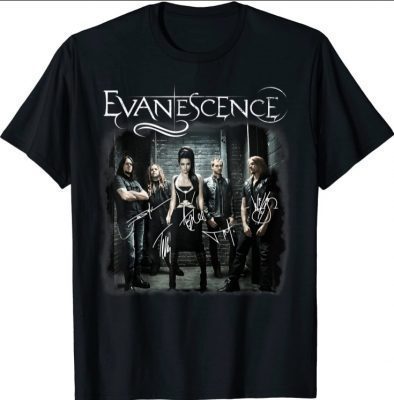 T-Shirt Vintage Evanescences Art Band Music Legend Limited Design