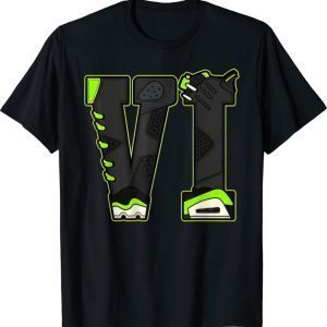 VI Graphic Tee Match Jordan 6 Electric Green T-Shirt