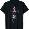 Breast Cancer Awareness Pink Ribbon Mom Women Men Survivor T-Shirt