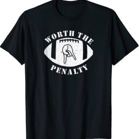 Horns Down Worth The Penalty Oklahoma Texas Red River T-Shirt