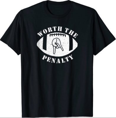 Horns Down Worth The Penalty Oklahoma Texas Red River T-Shirt
