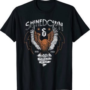 Retro Shinedowns Memes Cosplay Design Arts Rock Musician T-Shirt