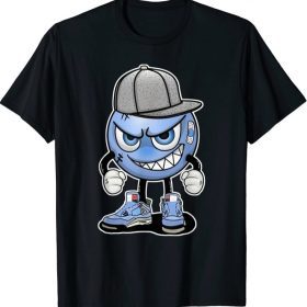 Graphic Tee Match Jordan 4 University Blue T-Shirt
