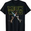 Meow Wars - Space Cat - Laser Cat - Funny Cat Lover Gift T-Shirt