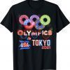 USA 2021 sports America Flag Japan Tokyo Donuts cookies T-Shirt