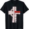 Jesus Never Tapped Out Christian Wrestling Faith Faithcross T-Shirt