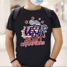Funny Nations League USA 2021 Champions TShirt