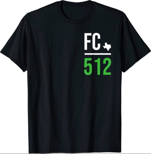 Austin Texas Soccer 512 Futbol Fan Match Day Badge T-Shirt