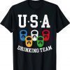 USA Drinking Team for a Team Drinking Beer Lovers T-Shirt