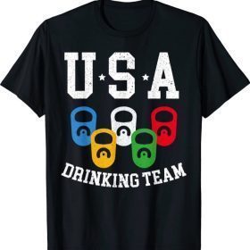 USA Drinking Team for a Team Drinking Beer Lovers T-Shirt