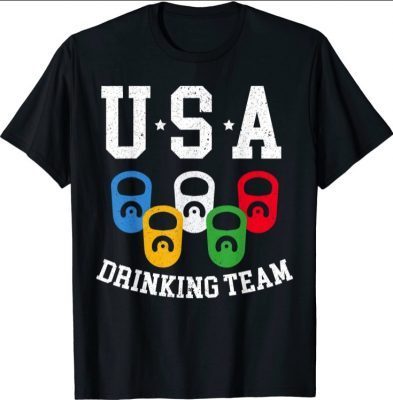 USA Drinking Team for a Team Drinking Beer Lovers T-Shirt