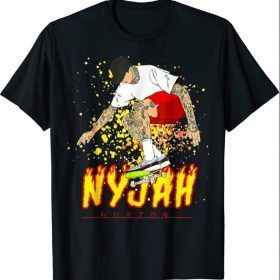 Nyjah Huston Skateboarder Skateboard Retro T-Shirt
