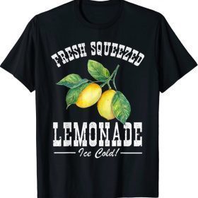 Fresh Squeezed Lemonade Crew Lemonade Stand Lemon Squad Gift Tee Shirt