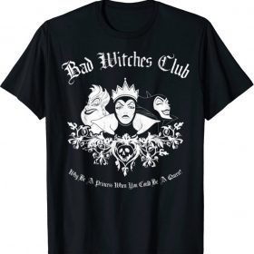 2021 Disney Villains Bad Witches Club Group Shot Graphic Shirt T-Shirt