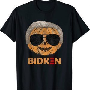 joe biden pumpkin Halloween costume bidken Funny T-Shirt
