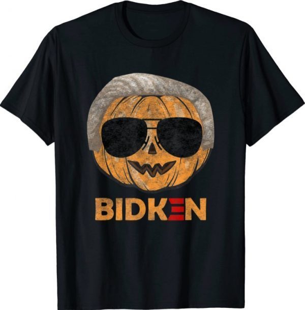 joe biden pumpkin Halloween costume bidken Funny T-Shirt