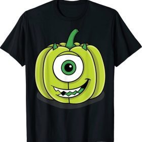Disney Pixar Monsters Inc Mike Green Pumpkin Halloween Funny T-Shirt