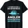 Funny Ich bin der beste Angler Fisherman T-Shirt