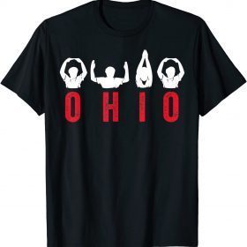 Official State of Ohio Cute Proud To Be Ohioan Home Letters Root T-Shirt