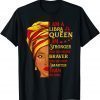 Classic Libra Queen Birthday Lfro Woman I'm Strong Melanin T-Shirt