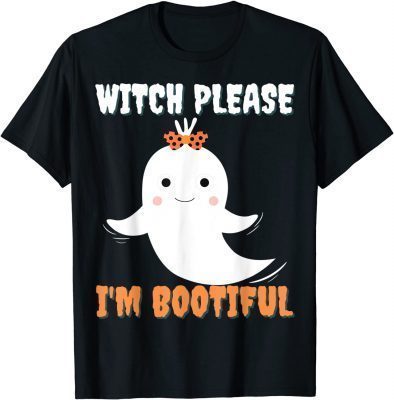 Classic Witch Please I'm Bootiful Halloween Costume Men Women Kids T-Shirt