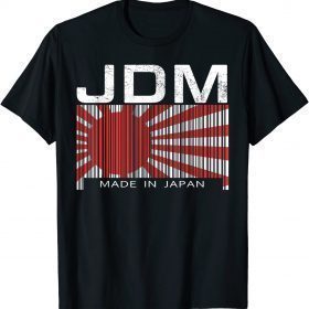JDM Barcode Graphics - Made in Japan Fans Tuner Flag T-Shirt