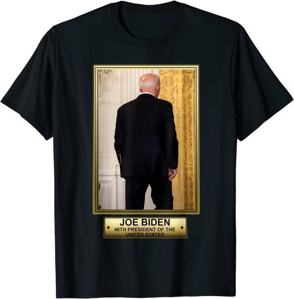 Classic Anti Biden Official Portrait Of 46th President Funny Meme T-Shirt
