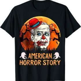 Joe Biden Horror American Clown Story Halloween T-Shirt