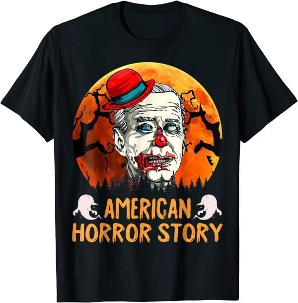 Joe Biden Horror American Clown Story Halloween T-Shirt