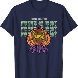 Classic Political Halloween Anti Biden, Biden's An Idiot T-Shirt