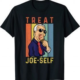 Treat Joe-Self President Biden Retro Ice Cream Funny Meme T-Shirt