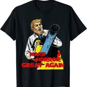 Funny Halloween Trump Make Horror Great Again T-Shirt