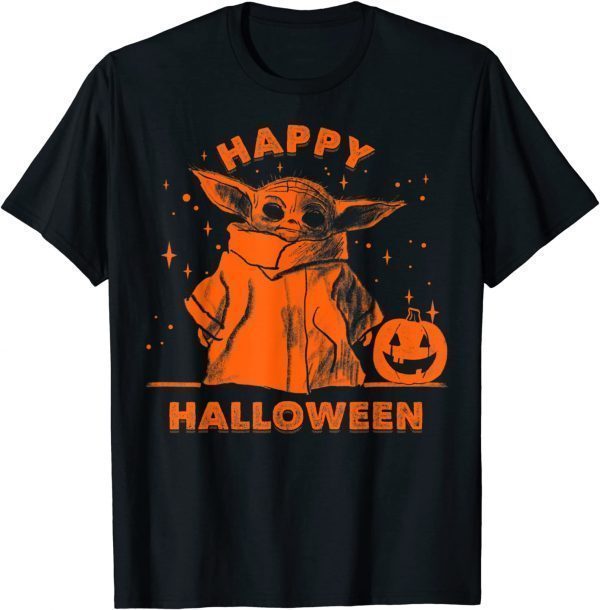 Star Wars The Mandalorian The Child Happy Halloween T-Shirt
