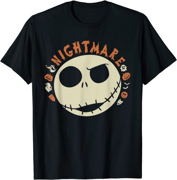 Disney The Nightmare Before Christmas Jack Halloween T-Shirt