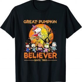Peanuts Great Pumpkin Believer Since 1966 Halloween T-Shirt