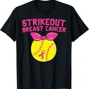 Strike Out Breast Cancer Awareness Softball Fighters T-Shirt