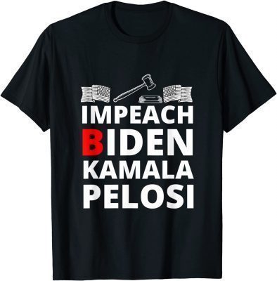 Impeach Joe Biden Kamala Harris Nancy Pelosi Impeach 46 DNC T-Shirt